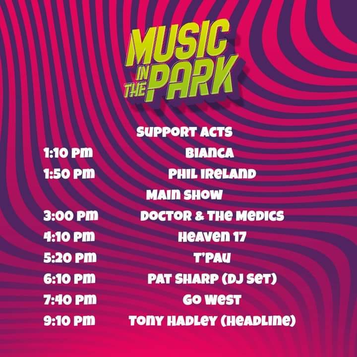 2022 - Music in the Park Poster