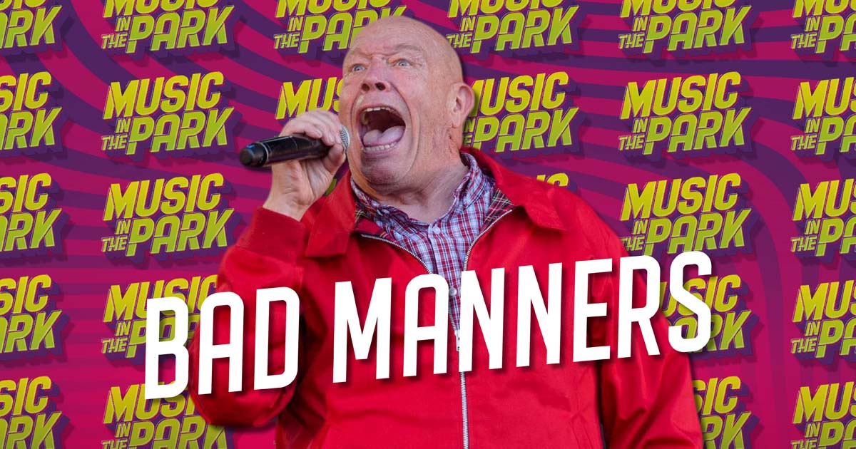 Bad Manners at Music in the Park Event, 2023