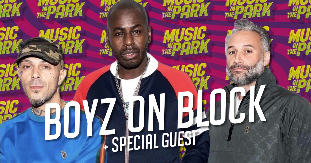 Boyz on Block at Music in the Park