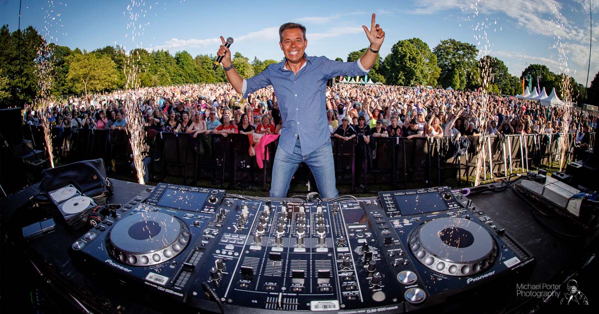 Pat Sharp at the Music in the Park Event 2022