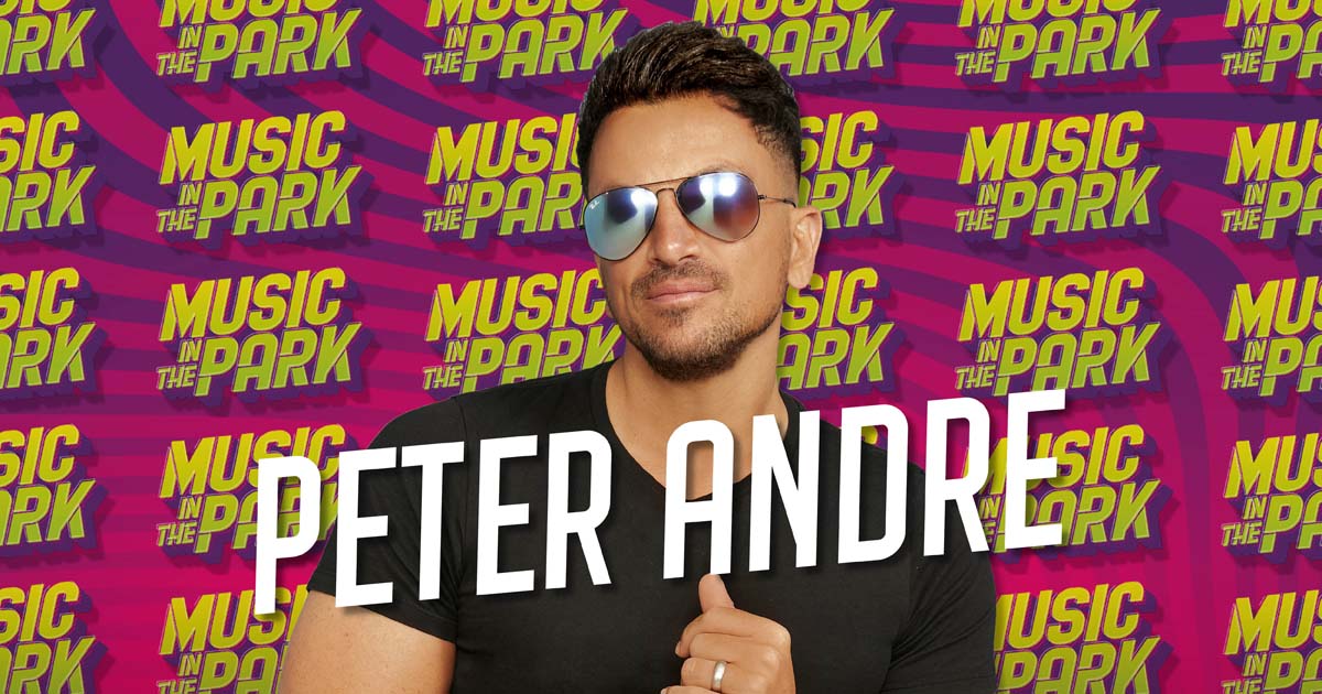 Peter Andre at Music in the Park 2022, Leyland
